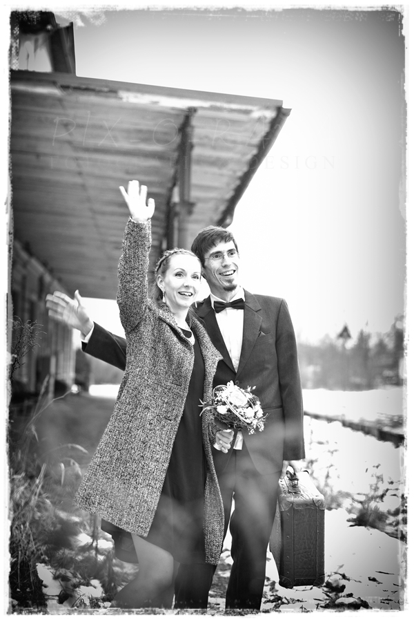 Hochzeitsfotografie mal anders – Winterliche Hochzeitsfotografie Bautzen